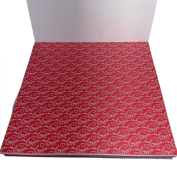 Craft Smart "Be My Valentine" Floral Heart Paper Pad Designed For Scrapbooking - Picture 2 of 12